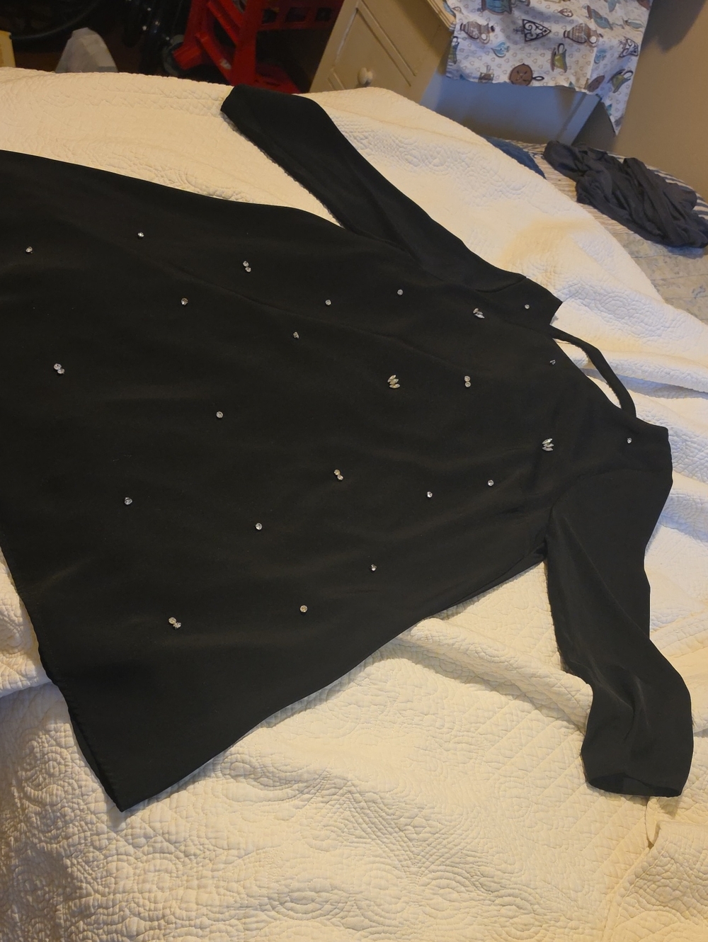 Black Embellished Women's Dress